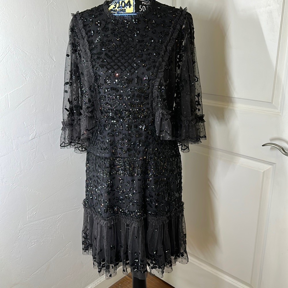 Needle and thread melody sequin mini dress us size 10
